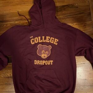 Maroon Kanye West's College Dropout Hoodie